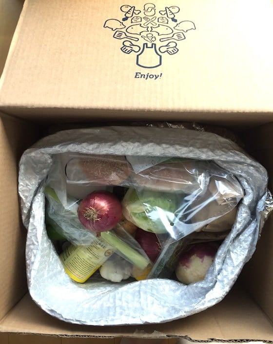 Blue Apron Subscription Box Review October 2015 - Contents