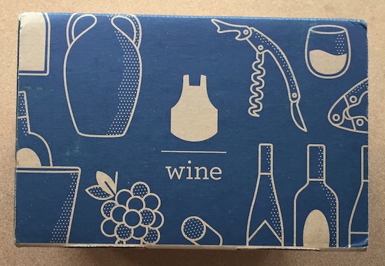 Blue Apron Wine Subscription Box Review October 2015 - Box