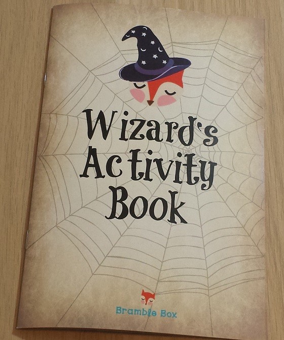 Bramble Box Props Subscription Box Review October 2015 - activity-book