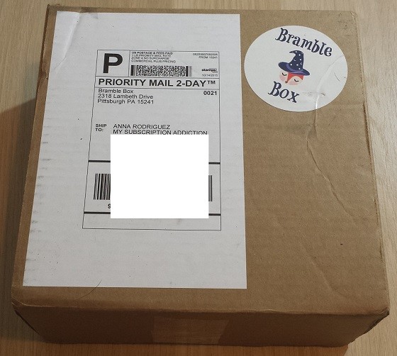 Bramble Box Props Subscription Box Review October 2015 - box