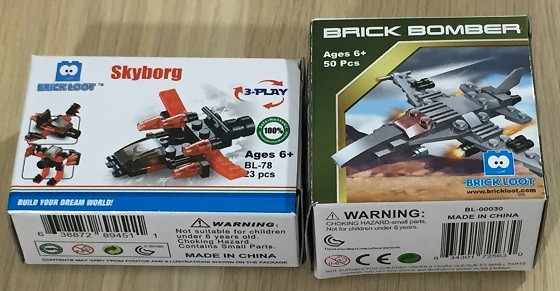 Brick Loot Subscription Box Review November 2015 - skyborg-bomber