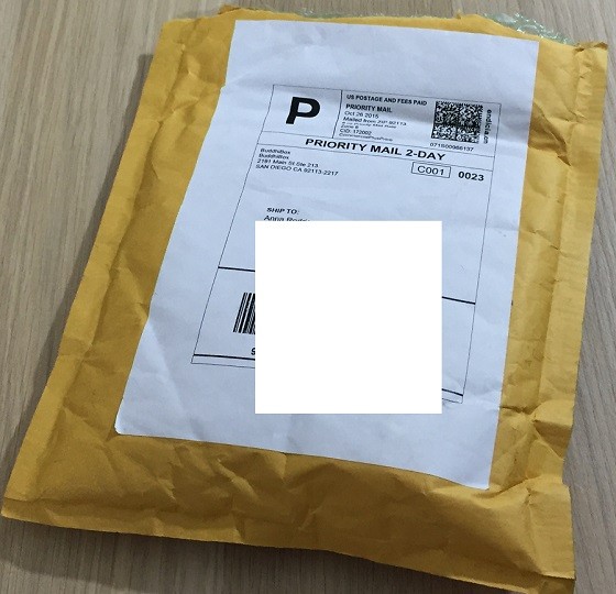 BuddhiBox Jewelry Subscription Box Review November 2015 - box