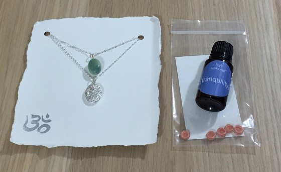BuddhiBox Jewelry Subscription Box Review November 2015 - necklace-oil