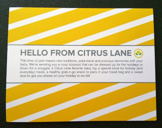 Citrus Lane Subscription Box Review & Coupon November 2015 - info 1