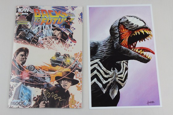 Comic Block Subscription Box Review + Coupon October 2015 - BTTF and Venom