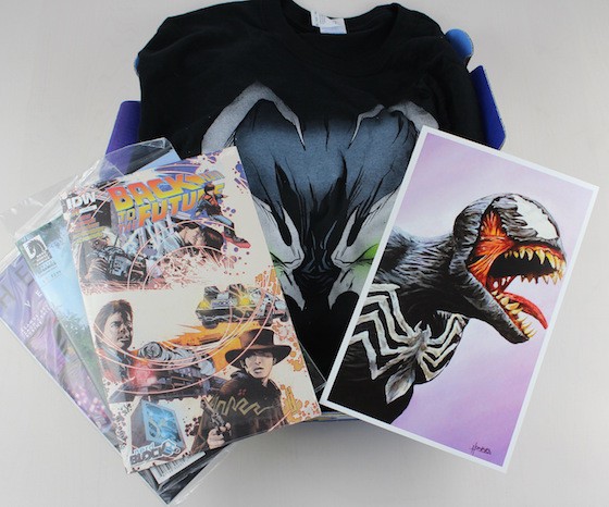Comic Block Subscription Box Review + Coupon October 2015 - all items