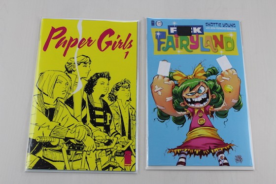 Comicboxer Subscription Box Review October 2015 - Paper Girls and fairlyland