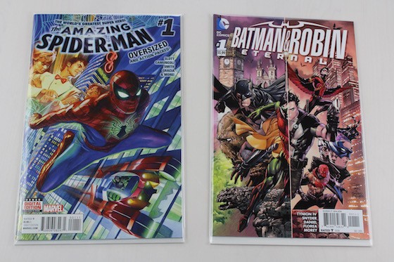 Comicboxer Subscription Box Review October 2015 - spiderman and Batman