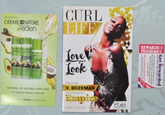 CurlKit Subscription Box Review October 2015 - 5