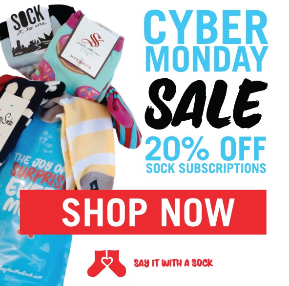 Say it with a Sock Cyber Monday Deal – 20% Off Your Subscription!