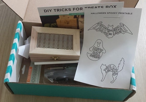 Darby Smart To DIY For Subscription Box Review October 2015 - inside