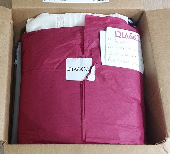 Dia & Co. Subscription Review October 2015 - inside