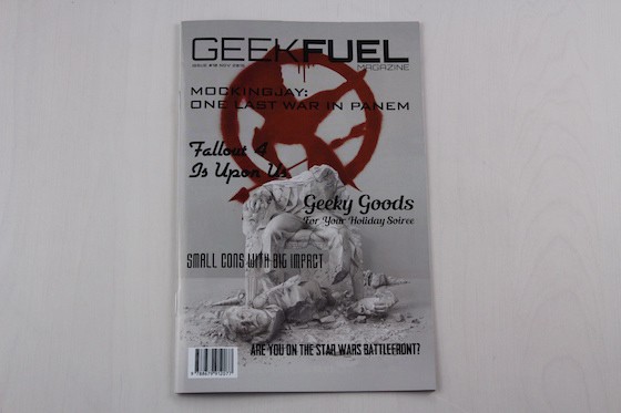 Geek Fuel Subscription Box Review + Coupon November 2015 - booklet