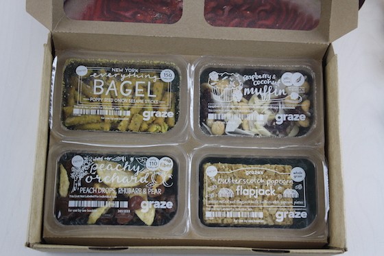 Graze 8-Snack Subscription Box Review + Free Box Coupon November 2015 - bottom tray