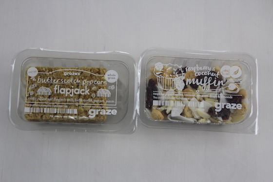 Graze 8-Snack Subscription Box Review + Free Box Coupon November 2015 - flapjack and muffin