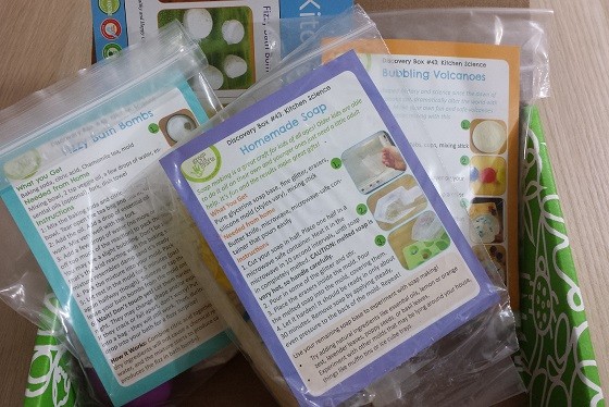 Green Kid Crafts Subscription Box Review October 2015 - inside