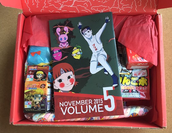 Japan Crate Subscription Box Review November 2015 - Inside