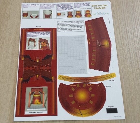 Little Passports USA Subscription Box Review October 2015 - liberty-bell