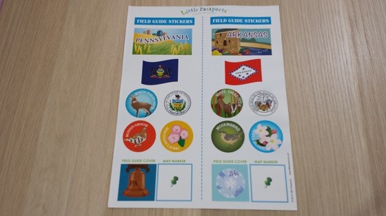 Little Passports USA Subscription Box Review October 2015 - stickers