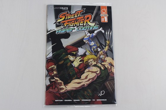 Loot Crate Subscription Box Review & Coupon November 2015 - street fighter comic