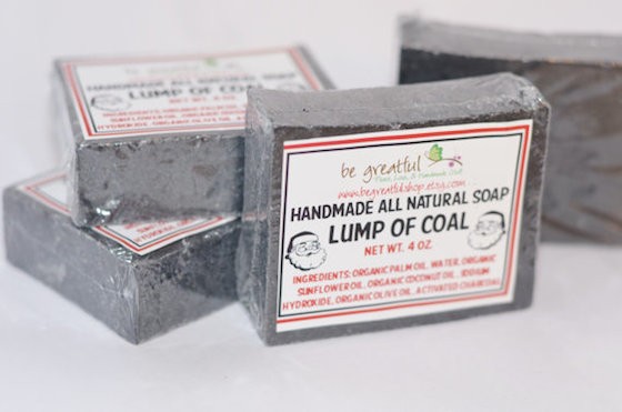 Lump of Coal Soap