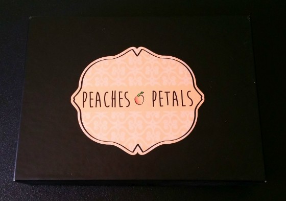 Peaches And Petals Subscription Box Review November 2015 - box