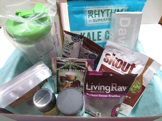 RawBox Subscription Box Review October 2015 - contents