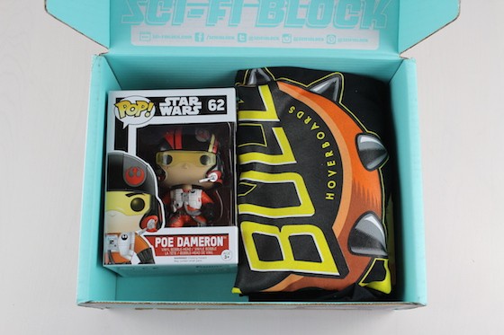 Sci Fi Block Subscription Box Review + Coupon November 2015 - inside