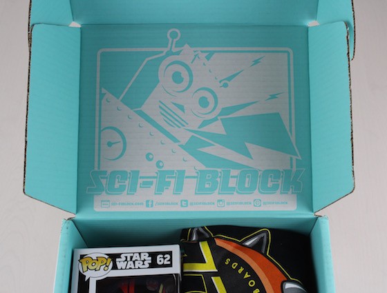 Sci Fi Block Subscription Box Review + Coupon November 2015 - lid