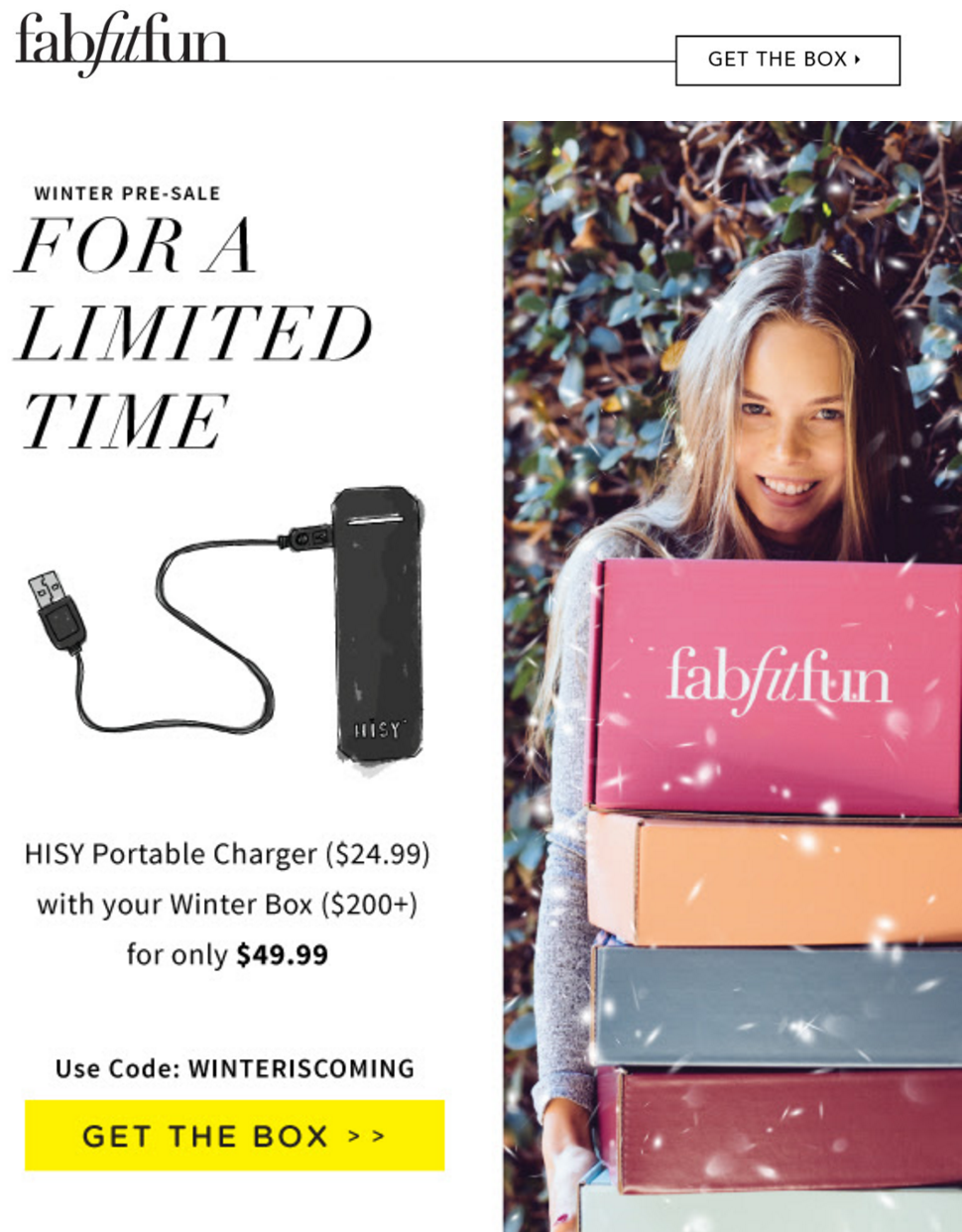 FabFitFun Box Winter 2015 Pre Sale!