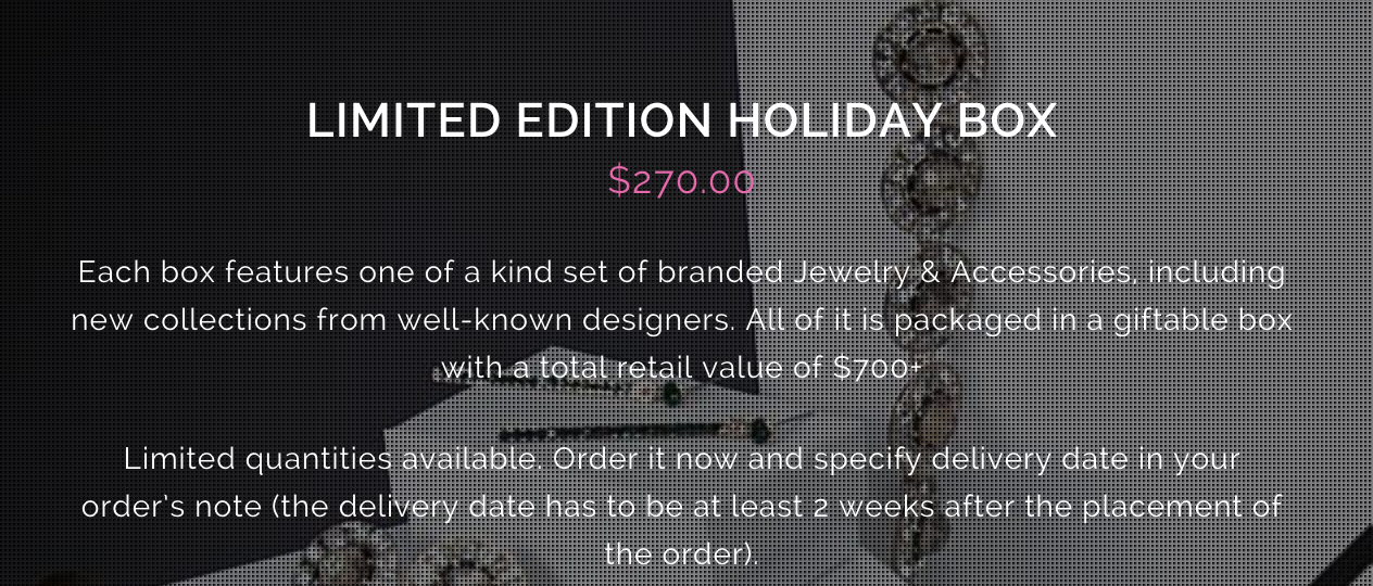 5th Avenue Style Limited Edition Holiday Box + $50 Coupon