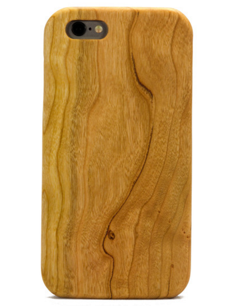 Kerf Cherry Wood iPhone Case