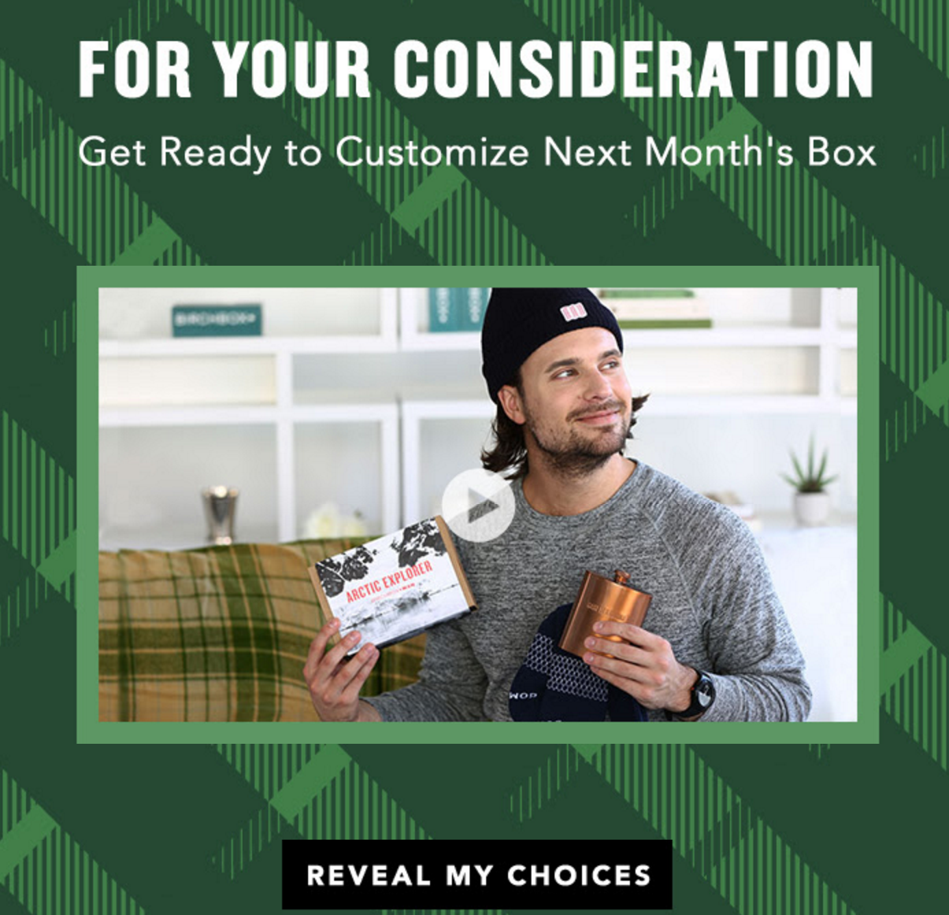 Birchbox Man December Box selections