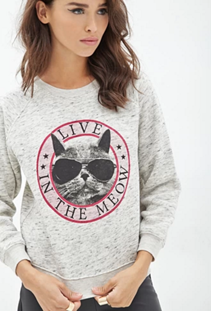 Live in the Meow Sweatshirt