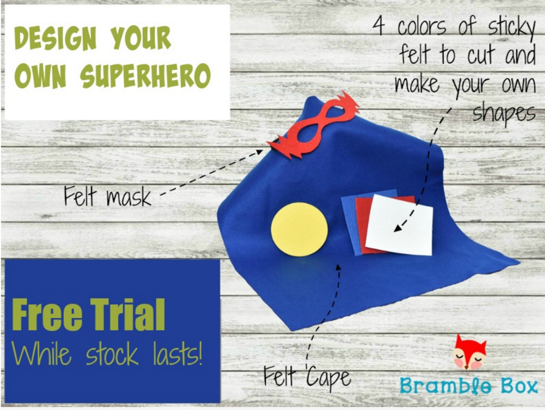 Bramble Box Props – Free Superhero Trial Box Offer!