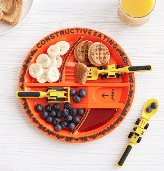 Construction Plate & Utensils