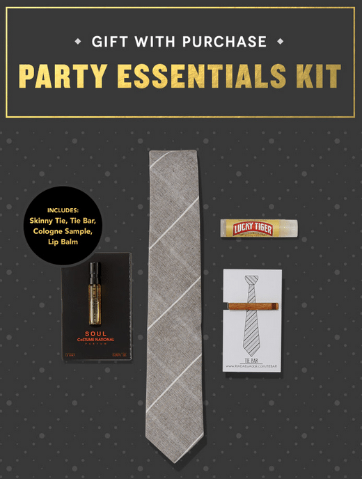 Today Only – Party Essentials Kit with Birchbox Man Shop Purchase!