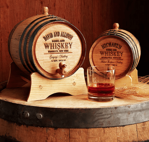 Personalized Whiskey Barrel 