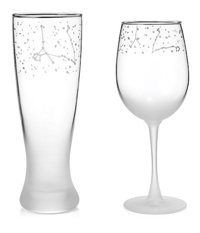 Custom Zodiac Constellation Glasses