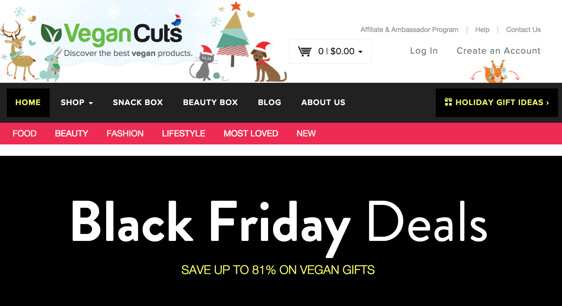 Vegan Cuts Black Friday Sale – All Limited Edition Boxes on Sale!