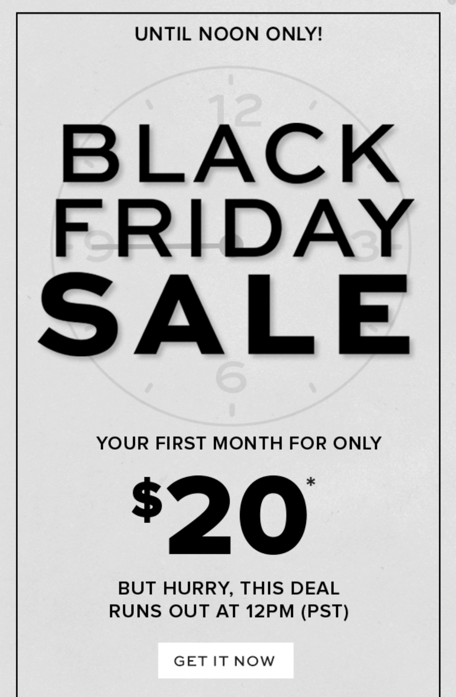 Five Four Club Black Friday Sale – $40 Off First Box!