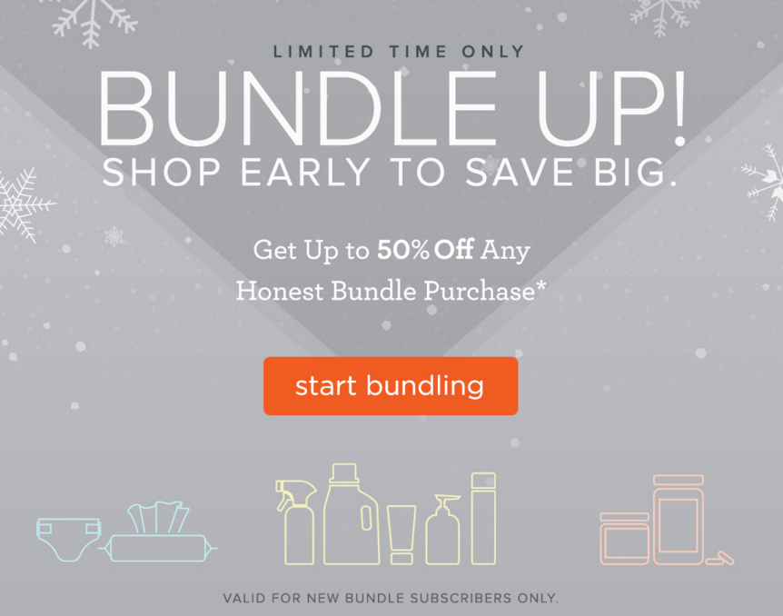 Honest Company Deal Extended!  50% Off First Bundle!
