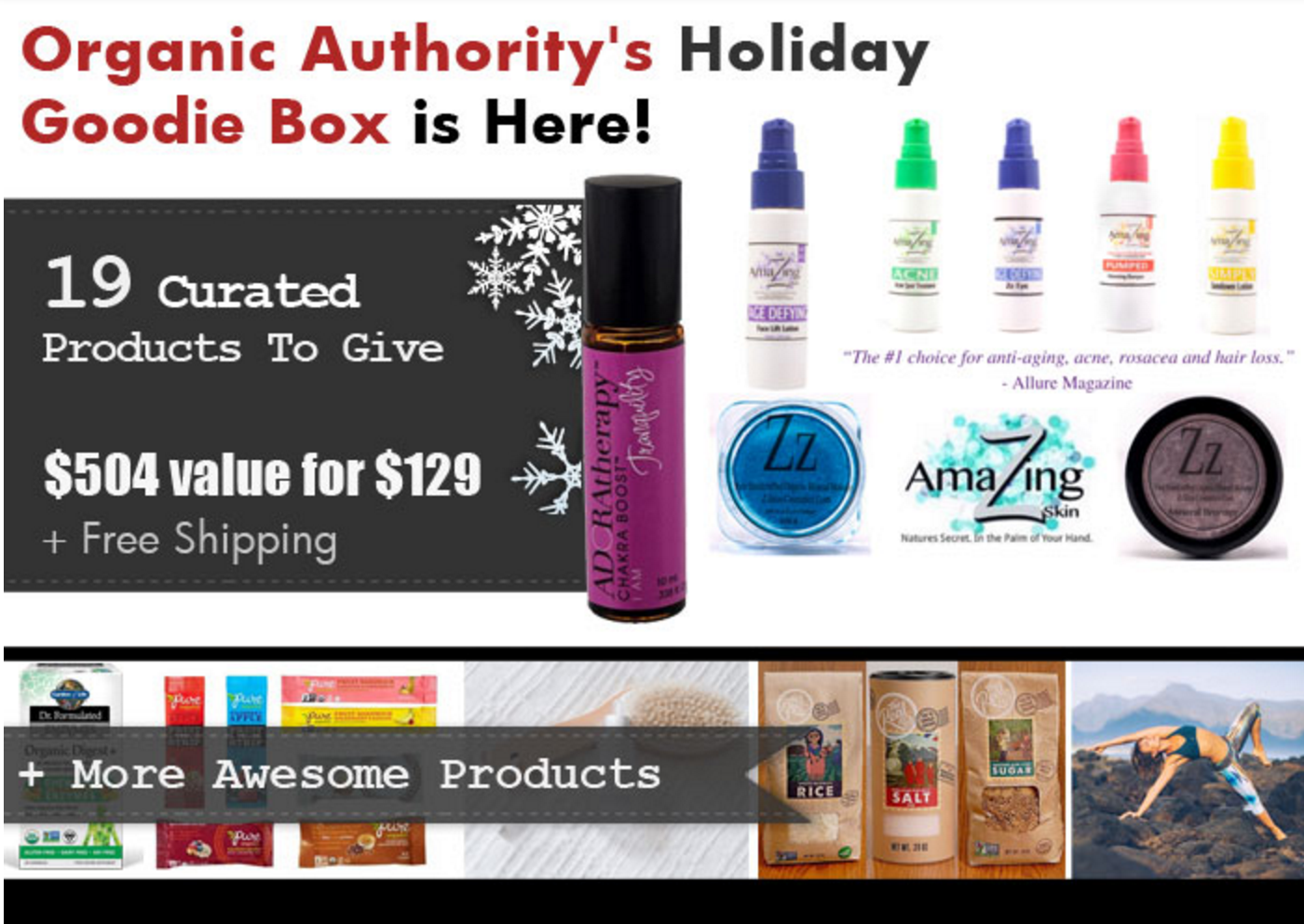 EcoSalon + Organic Authority Holiday Goodie Boxes Available Now!