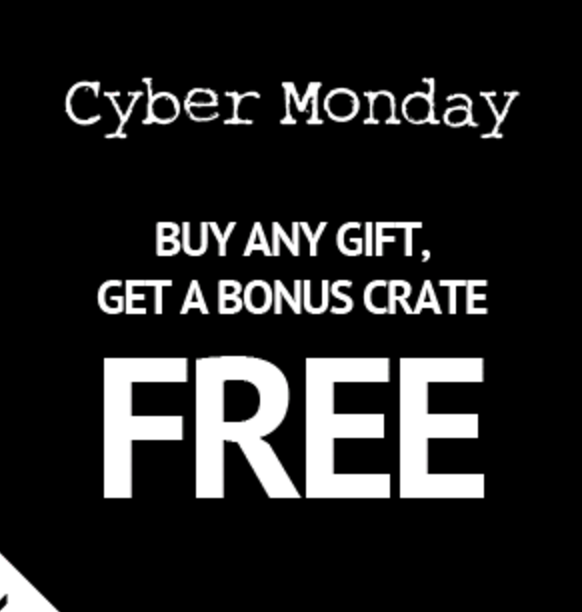 Today Only – Mantry Cyber Monday Deal – Free Bonus Crate With Gift Subscription!