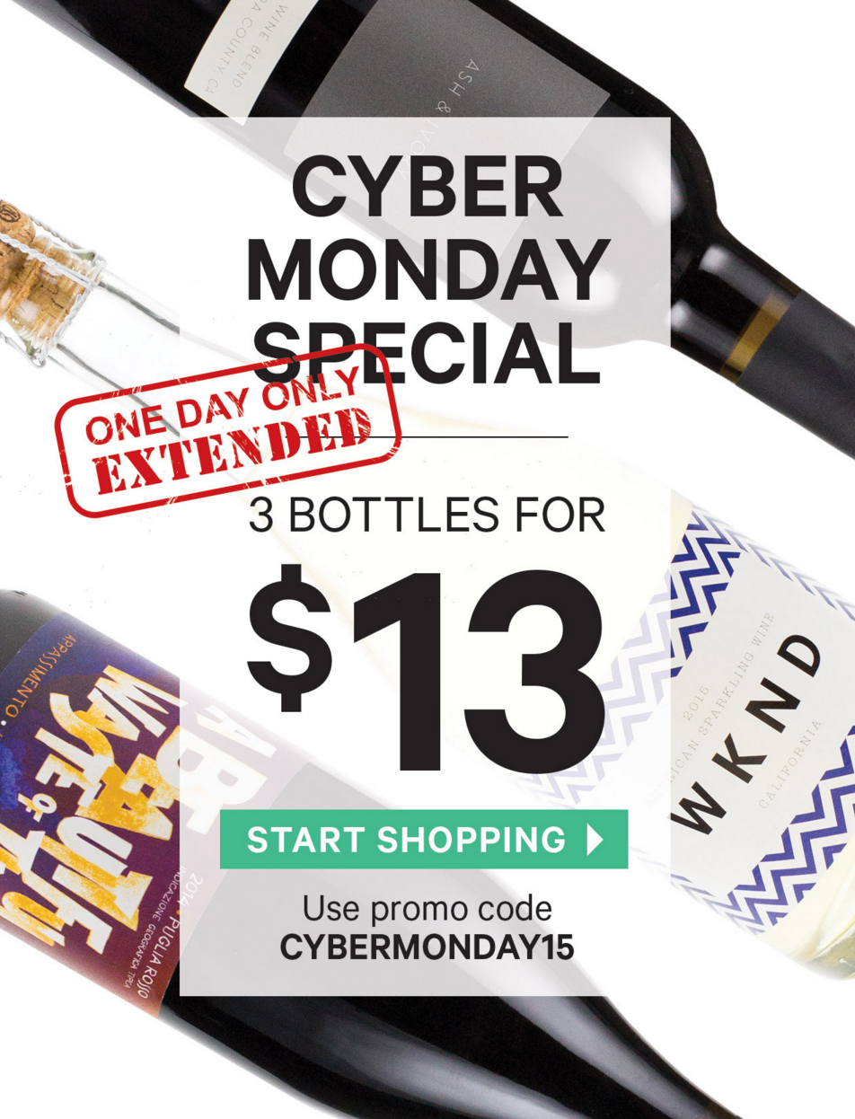 Club W Cyber Monday Deal – 3 Bottles for $13 + Shipping