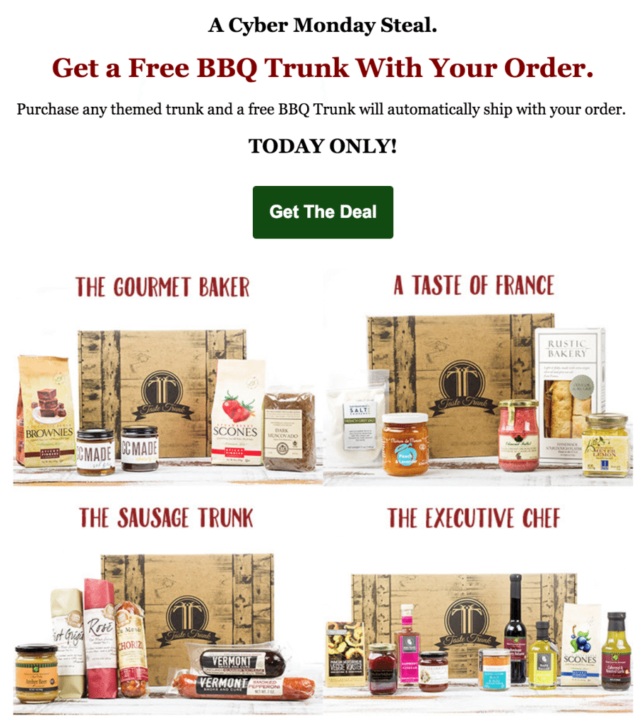 taste trunk cyber monday