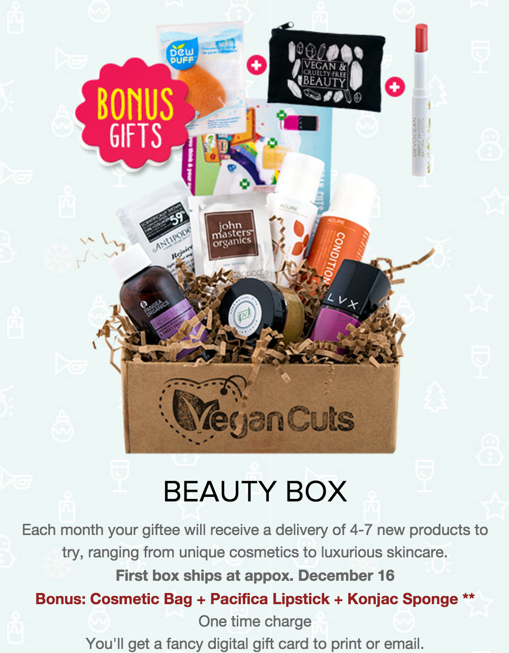 Vegan Cuts Cyber Monday Subscription Sale – 20% Off + Bonus Gifts