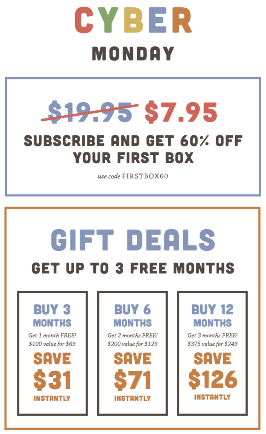 Treatsie Cyber Monday Sale – 60% Off First Box!