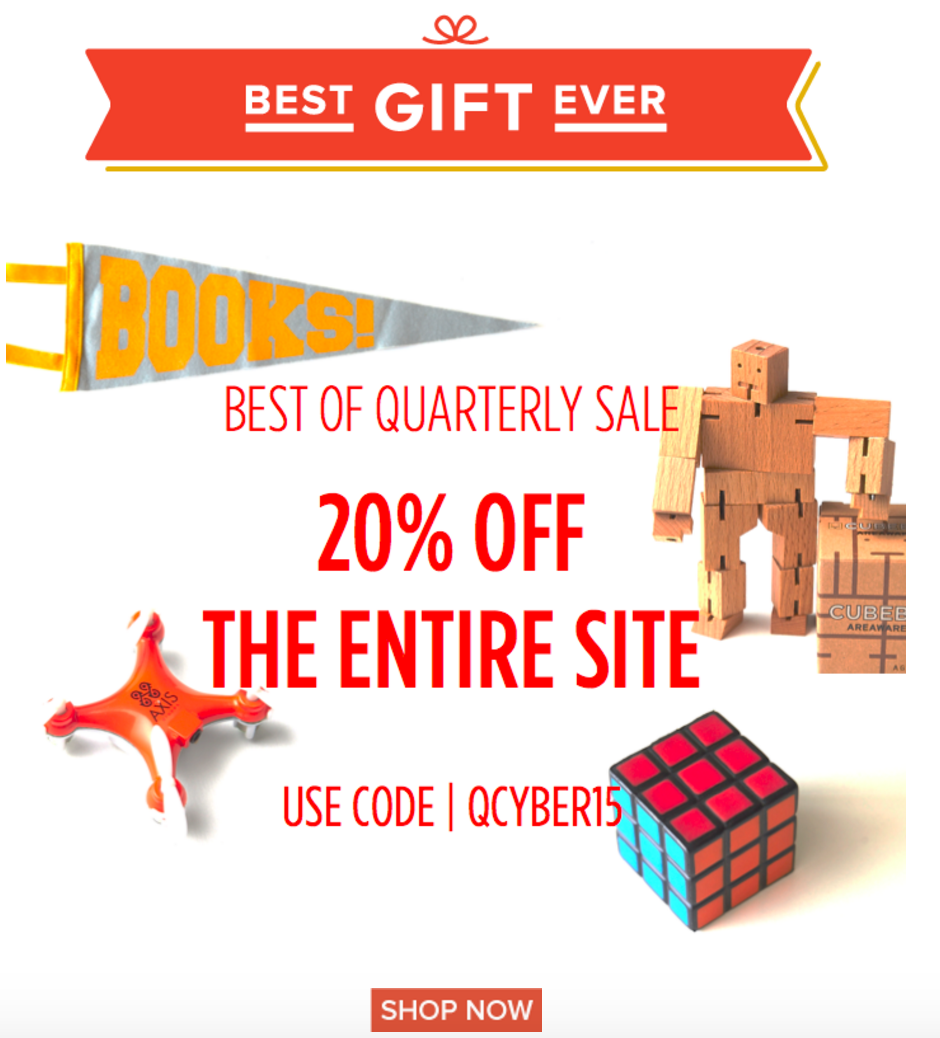 Best of Quarterly Cyber Monday Sale 50% Off + 20% Coupon