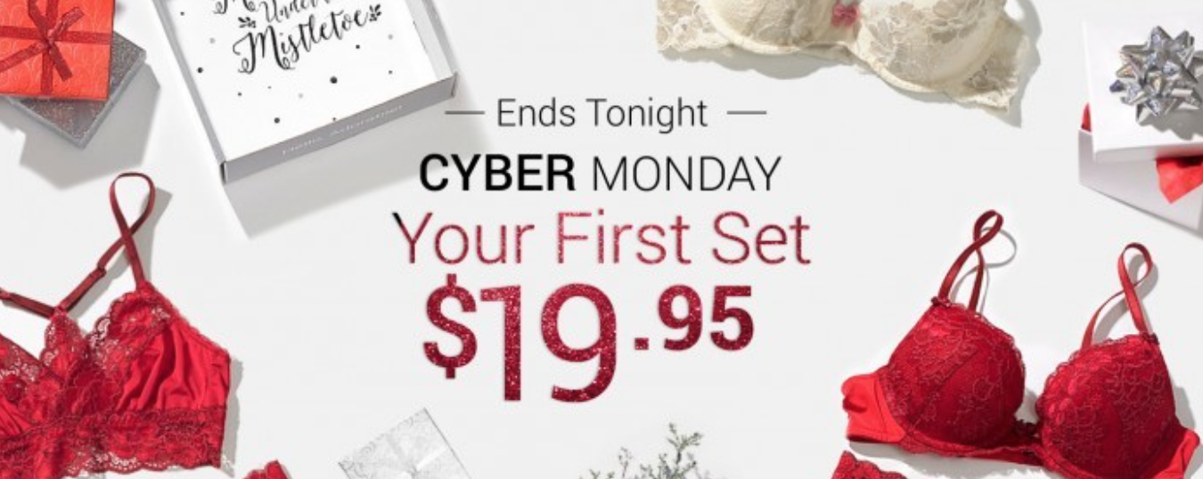 Adore Me Cyber Monday Sale – $40 Off or 50% off First Order!